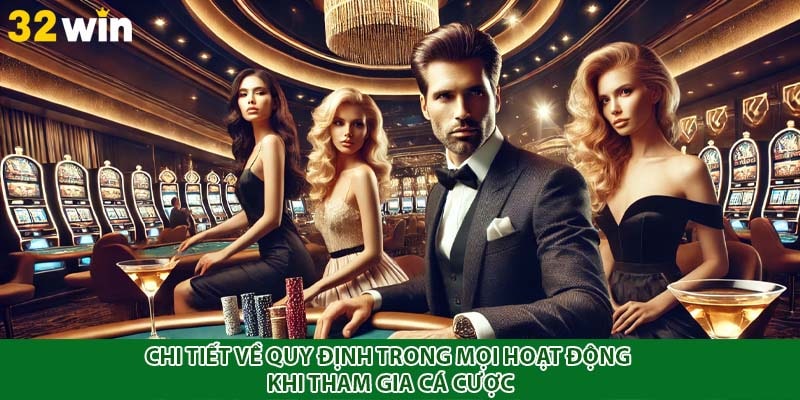 Chi tiết về quy định trong mọi hoạt động khi tham gia cá cược